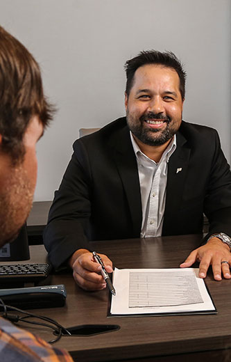 An employee of First Metro Bank